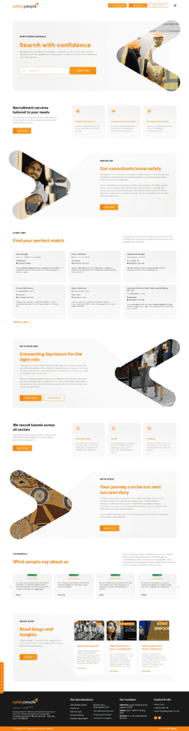 Loxo + Webflow Integration 37 SafetyPeople Fullpage min